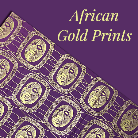 African Gold Prints - Yara African Fabrics, LLC